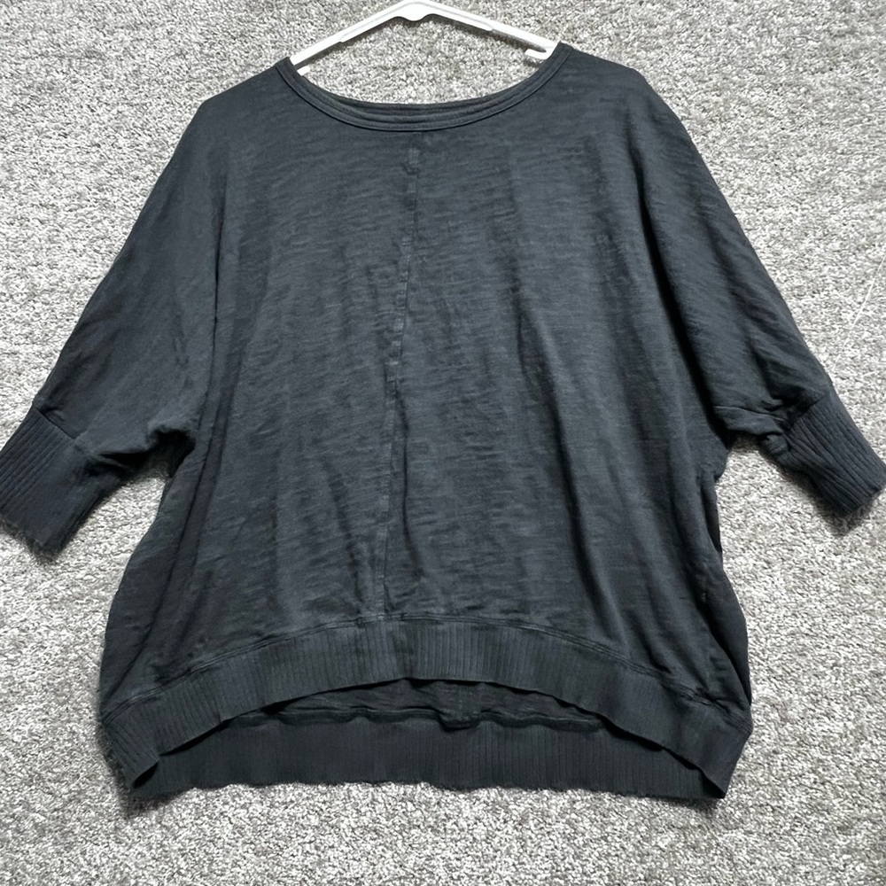 Joh Woman’s Grey Dolman Sleeve Top Blouse Size Large